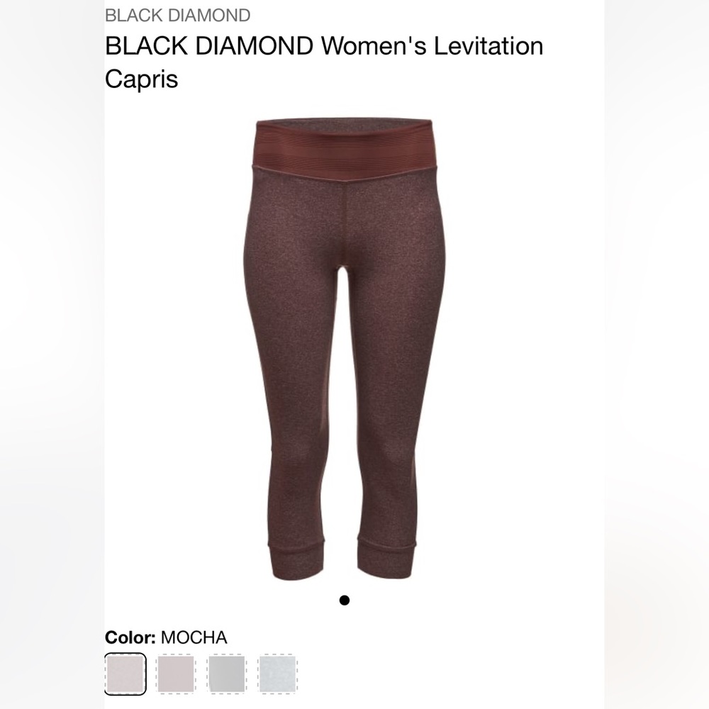NWT Black Diamond Levitation Capri - Women's XS